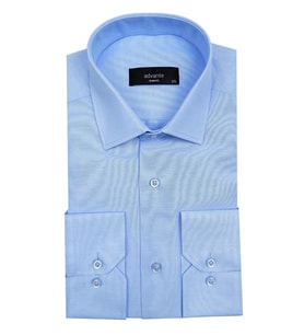 Erkek Slim Fit Gömlek Bgl-st00095 (Mavi)