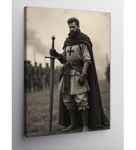 Kanvas Tablo Orta Çağ Savaşçısı