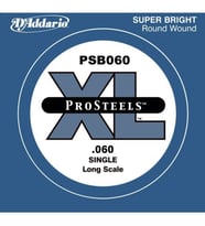 DADDARIO PSB060 BASS TEK TEL, D-(RE), PRO STEELS, 0.060