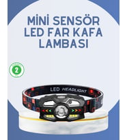 Northcity El Sensörlü LED Kafa Lambası - Suya Dayanıklı Şarjlı Outdoor Far Northcity