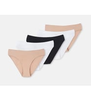 5 li Paket Dagi Bayan Klasik İzsiz Slip Külot 5115KC (Çok Renkli)