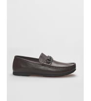 Hakiki Deri Kahverengi Tokalı Erkek Loafer