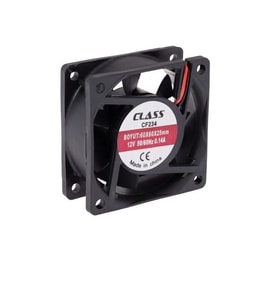 Class CF 235 60X60X25 DC 24V Aksiyel Fan (Siyah)