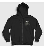 Presmono Unisex Siyah Vikings Amon Amarth Fermuarlı Kapüşonlu Sweatshirt 389453tt