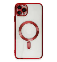 iPhone 11 Pro Max Kılıf Kross Magneticsafe Kapak - Kırmızı