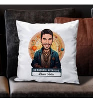 Kişiye Özel Hediye Karikatürlü En Başarılı Erkek Astrolog Yastık