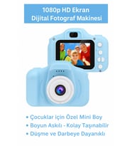 Unisex Çocuk Mavi Mini 1080p Hd Kamera Için Dijital Fotoğraf Makinesi Cmr9