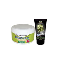 Çörek Otu Ağrı Kremi XLGreen Büyük 200 ml Krem + İbn-i Sina Çörek Otu Kremi 50 ml / Sırt Bel İskelet Diz Dirsek Kas Ağrısı Rahatlatıcı Set