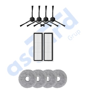 DREAME X20 MAX-X20 PRO UYUMLU 4 Yan Fırça 2 Filtre 4 Mop