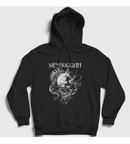 Presmono Unisex Siyah Spine Head Meshuggah Kapüşonlu Sweatshirt 164840tt