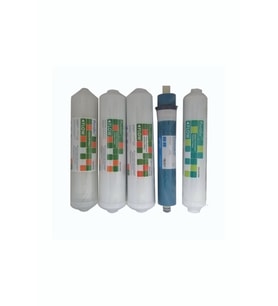 Nsf Onaylı Purefer Kapalı Kasa Su Arıtma Cihazlarına Uygun 5 Li Filtre Set %100 Coconut