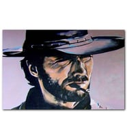 Cakatablo Clint Eastwood Bir Avuç Dolar Filmi Görseli MDF Tablo