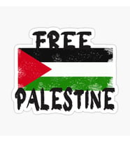 Filistin Gazze özgürlük Araba oto Sticker 19CM