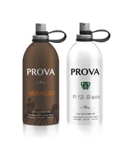 Heracles ve P.12 Black EDP Erkek Parfüm Seti x2 120 ml