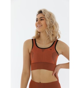 Maraton SlimFit Kadın Bisiklet Yaka Bakır Bra