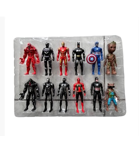 12 Parça Avangers Yenilmezler Süper Kahramanlar özel set hediyelik Oyuncak