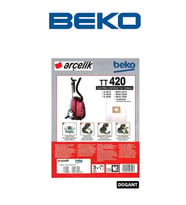 Beko  Elektrik Süpürge Bez Toz Torbası 5  Adet