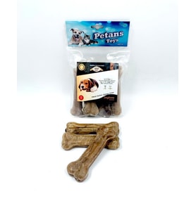 PetAns Toys 12 cm 6lı Naturel Pres Kemik Ödülü