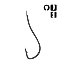 Fudo 2901 Ryusen Çift Tırnak Black Nikel Olta İğnesi No:1/0
