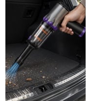 Northcity Taşınabilir Oto Süpürge 220W Turbo - Kablosuz Metal HEPA Filtreli Güçlü Emişli Araç Süpürgesi