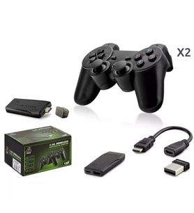 Nodar ND763 Retro Game Stick 4K HDMI 2 Kablosuz Kollu Nostalji Oyun Konsolu (Siyah)