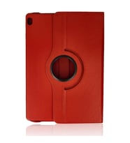 M10 X505f Kılıf 360 Tablet Deri Kılıf - Kırmızı
