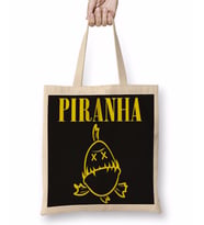Piranha Pirana Pıranha Bez Çanta Uzun Saplı