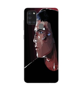Samsung Galaxy A21S Uyumlu Punisher Tasarımlı Şeffaf Telefon Kılıfı