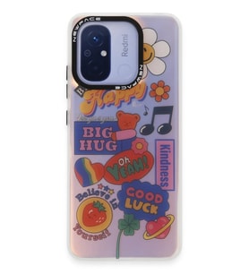 Pilelistore   Xiaomi Redmi 12C Kılıf Estoril Desenli Kapak - Estoril - 15