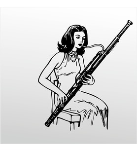 Folyo Sticker Müzik Ve Aşk 130cm Uzunluk (Karışık)