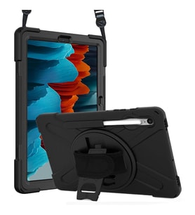 Microsonic Samsung Galaxy Tab S9 FE Kılıf Heavy Defender Siyah