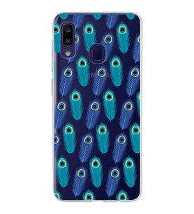 PrintiFy Galaxy M10s ile Uyumlu 1mm Slim Fit Nazar Boncuğu 4 Baskılı Şeffaf  Kılıf