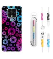 Tecno Camon 16 18P Pova 3 Pova Neo Kılıf Kablo Koruma Spiral Silikon Daireler 1751