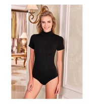 Mulvxbrf Brf02 2054 Likralı Balıkçı Yaka Yarım Kol Çıtçıtlı Body (Mulvix)