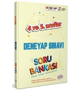 4. ve 5. Sınıf Tüm Dersler Deneyap Sınavı Soru Bankası Editör Yayınları
