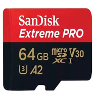 64 GB SANDISK SDSQXCU-064G-GN6MA EXTREME PRO MICRO SD