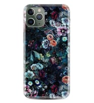 Apple iPhone 11 12 13 14 Pro Max Kılıf Desemli Silikon Great Flowers 1304