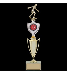 ODAK KUPA - Figürlü Kupalar - Bowling Kadın Figürlü Kupalar FG-042 B - 44 cm