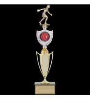 ODAK KUPA - Figürlü Kupalar - Bowling Kadın Figürlü Kupalar FG-042 B - 44 cm