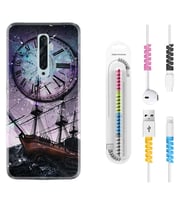 Oppo Reno 2Z 4 Lite 4 Pro 5 6 7 A31 Kılıf Kablo Koruma Spiral Silikon Time 1749