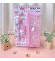 Livava Hello Kitty Kalemlik ve Kırtasiye 3 Lü Set, Pembe, 22x10
