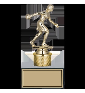 ODAK KUPA - Figürlü Kupalar - Bowling Kadın Figürlü Kupalar FG-001 B - 19 cm
