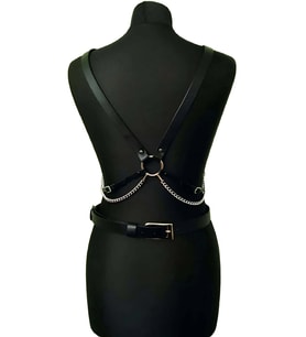 Mulvxbrf Brf02  Deri Göğüs Harness - Brf912 (Mulvix)