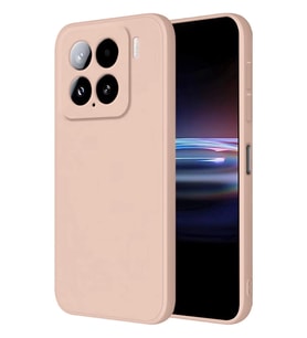 Pilelistore   Xiaomi Mi 15 Pro Kılıf Nano içi Kadife Silikon - Pudra
