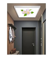 Koridor Avize-60x60-54w-led-armatür-koridor-aydınlatma-desenli-panel-koridor-led-lamba-ışık Tavan