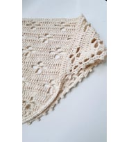 Örgü Ekru Bandana