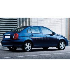 Hyundai Accent Uyumlu Era Krom Cam Çıtası 4 Parça 2005-2011