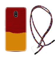 Xiaomi Redmi 8A 8 Pro 9C 9T 10C 11T Pro Kılıf Boyun Asklı Rasta Silikon Sarı Kırmızı Boya 1708