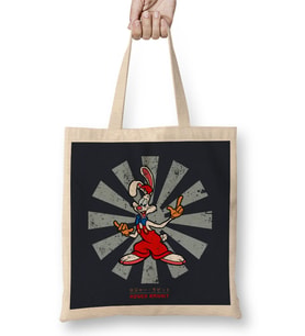 Who Framed Roger Rabbit Retro Japanese Bez Çanta Uzun Saplı