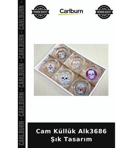 Özel Üretim Şık Ev Aksesuarı Masaüstü Hediyelik Cam Küllük